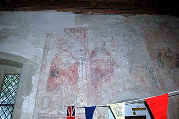 Paintings of Saint James and Saint Thomas of Canterbury June 2012
